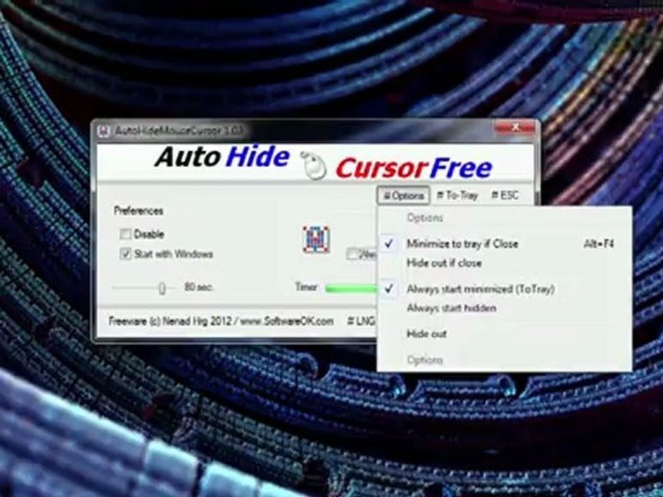 Hide Mouse Cursor Automatically - Tekzilla Daily Tip
