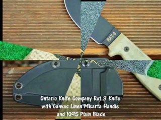 Ontario Rat 3 Fixed Blade Knife Review