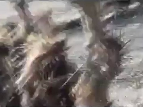 فري برس حمص القرابيص الدبابات تقصف مباشرة 10 4 2012