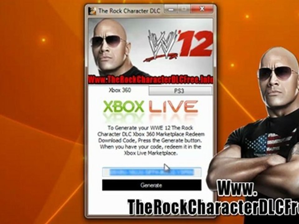 Download WWE 12 The Rock Character DLC Free
