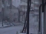 فري برس حمص جورة الشياح قصف حي بتشيلكا على المنازل  10 4 2102
