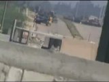 فري برس حمص البياضة تكتل الدبابات التي تحاول أقتحام حي البياضة  في يوم تطبيق مبادرة عنان 10 4 2012