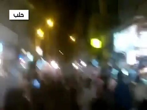 فري برس حلب صلاح الدين مظاهرة حااااشدة 10 4 2012