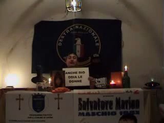 ChiesaDonne SOS IDOLATRIA DEL SATANA ROSA MARIANESIMO BLASFEMIA ANTICRISTIANA-DIO E'MASCHIO SATANA E'DONNA-