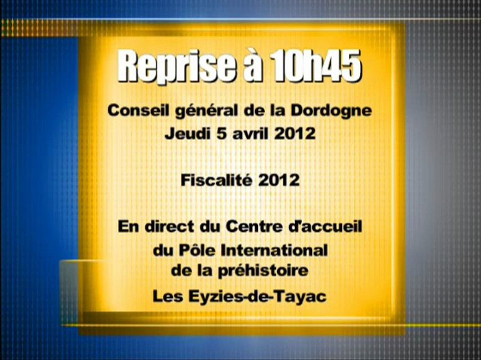 Vote de la fiscalite 2012