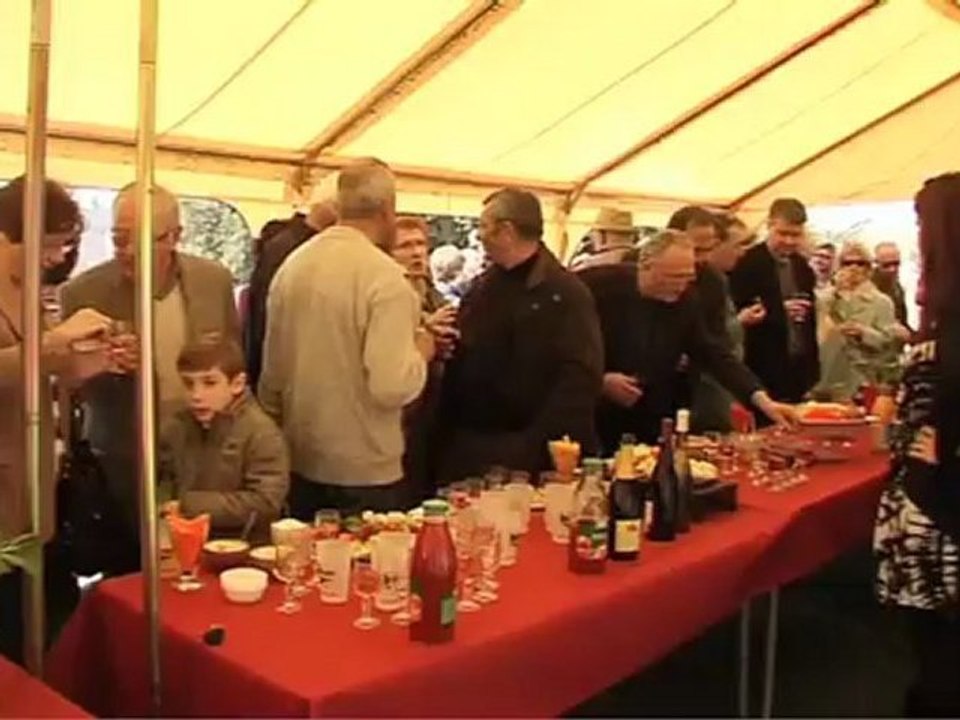 Inauguration des Jardins de la Cure.
