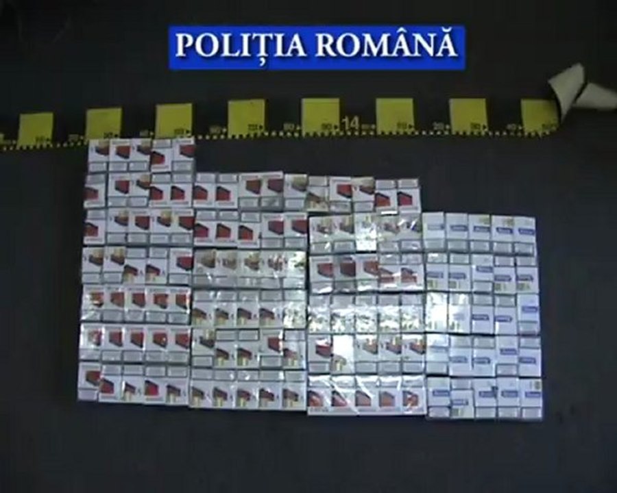 IPJ Cluj - Confiscare Ţigarete