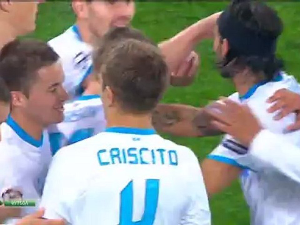 ЛЧ 2011/12. 3 тур. Шахтер - Зенит 2-2 (2-2 Файзулин)