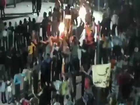 فري برس حماه المحتلة جنوب الملعب رسالة الثوار إلى الجحش بشار 10 4 2012