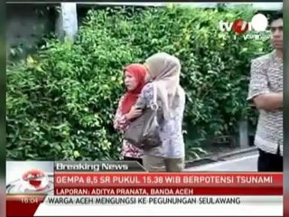 Rientrato il pericolo tsunami dopo il terremoto in Indonesia