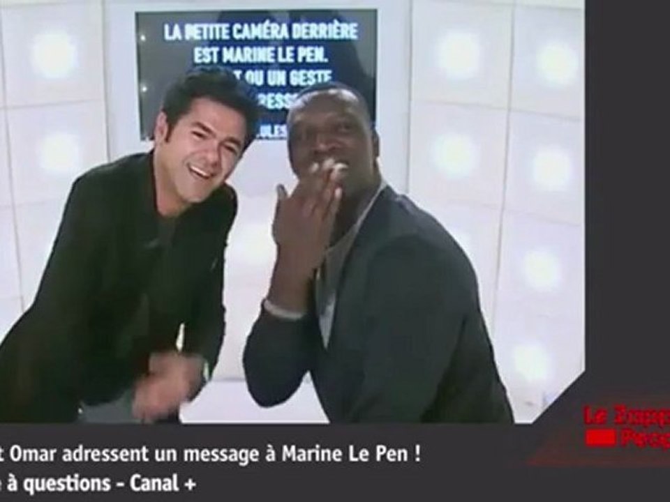 Omar Sy et Jamel Debbouze ont un message pour Marine Le Pen