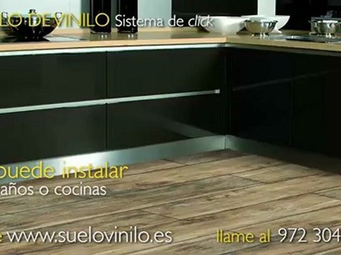 Suelo fácil instalar. Suelo de vinilo sistema click.