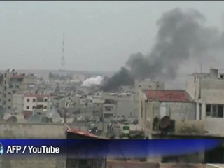 Syrie: Homs de nouveau pilonnée