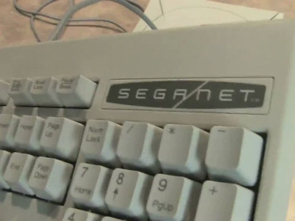 Classic Game Room - SEGANET KEYBOARD for Sega Dreamcast review - video ...