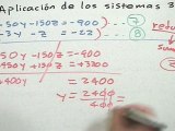 Aplicación de los sistemas lineales 3x3 - HD