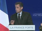 Discours de Nicolas Sarkozy à Arras