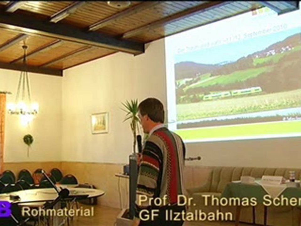 Vortrag in Hollenstein: Dr. Thomas Schempf  'Die neue Ilztalbahn  Teil2'