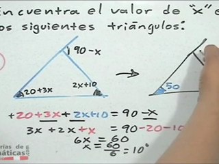 Suma de dos ángulos interiores igual a uno externo - HD