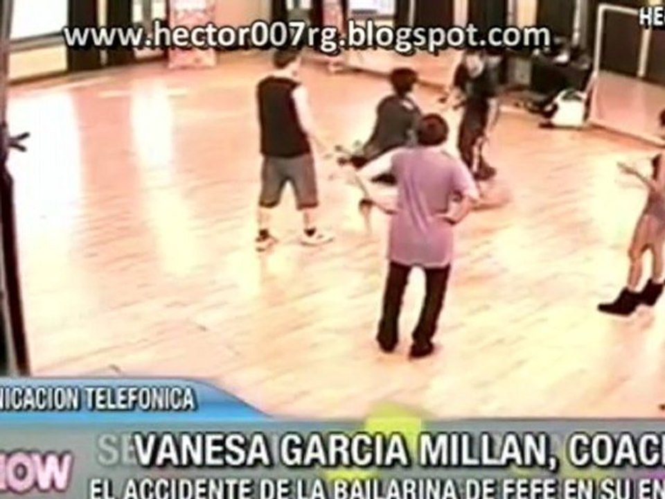 Laurita Bailarina De Fefe Se Accidento En Ensayo Del Soñando por Bailar 2