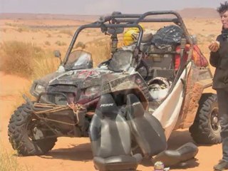 Carole et Wil au raid philquad Maroc 2012.