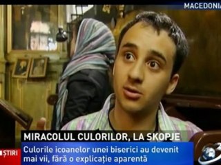 Minune intr-o biserica din Macedonia