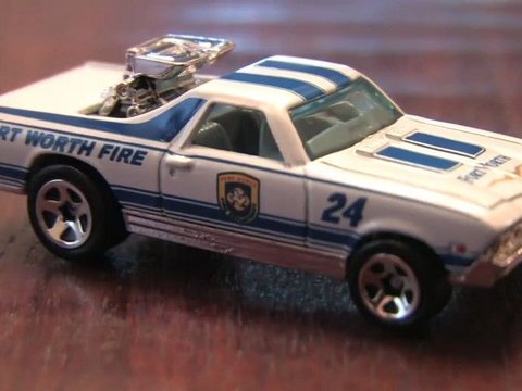 FORT WORTH FIRE '68 EL CAMINO Hot Wheels review by CGR Garage