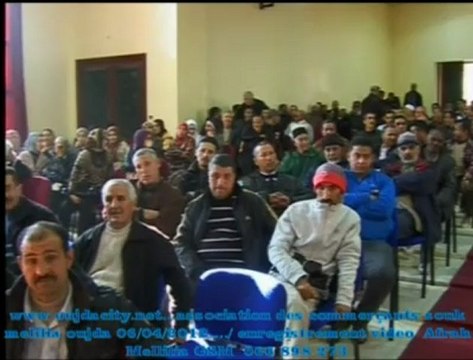 جمعية تجار سوق مليلية بوجدة في لقاء تواصلي مع التجار حول آخر مستجدات اوراش البناء