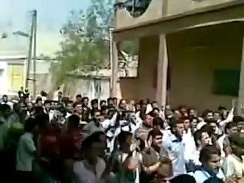 فري برس درعا المليحة الغربية مظاهرة نصرة للمدن المحاصرة 11 4 2012