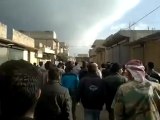 فري برس حلب مدينة مارع حلب مظاهرة بعد قصف المدينة 11 4 2011
