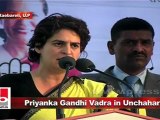 Priyanka Gandhi Vadra in Unchahar (Raebareli)  Leaders should realize the strength of the people