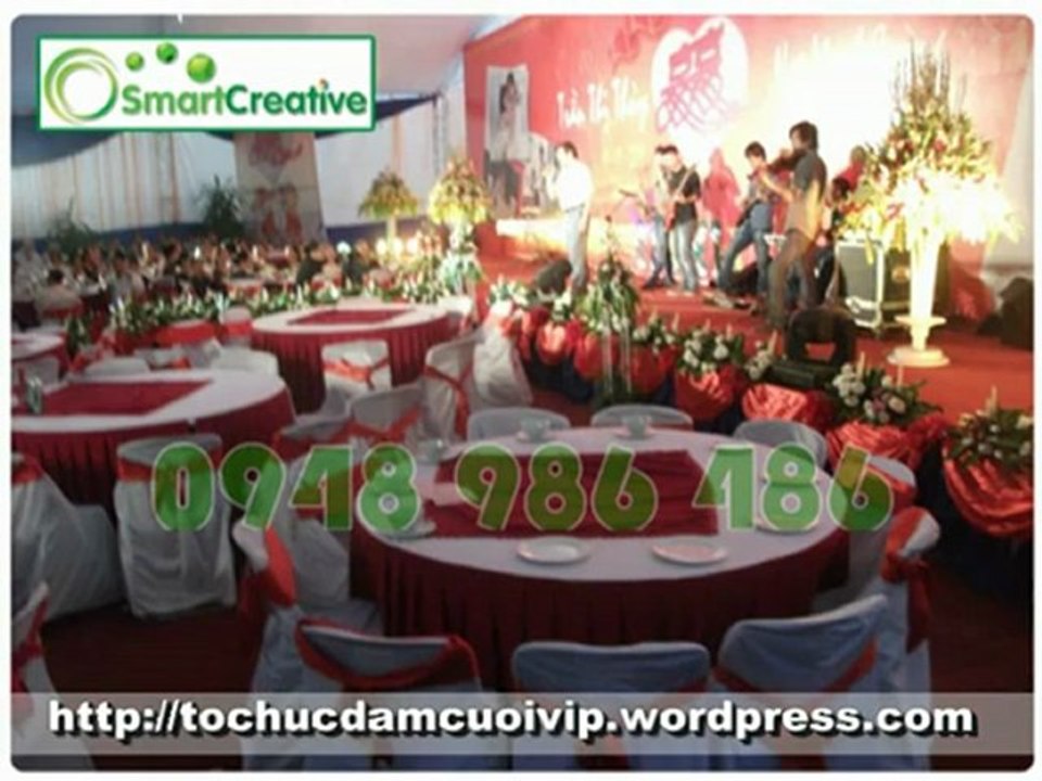 Dịch vụ tổ chức tiệc cưới VIP LH: 0982 170 586