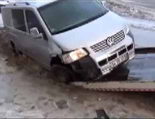 Aniden bastıran dolu kazalara sebep oldu