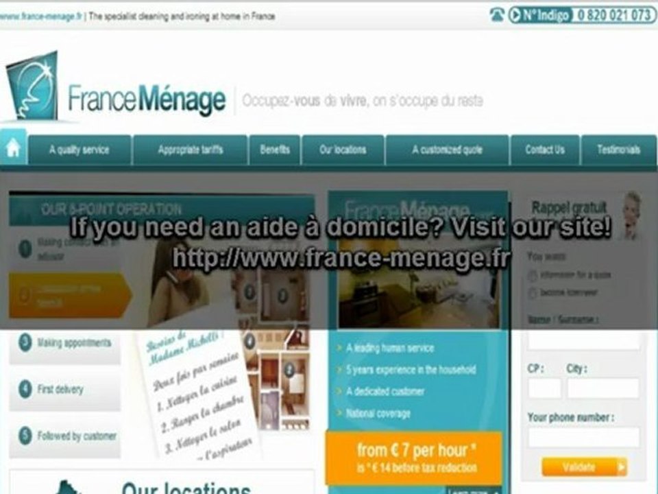aide à domicile