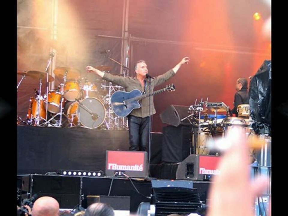 BERNARD LAVILLIERS FETE DE L'HUMA 2005 chanson ma fille de Serge Reggiani