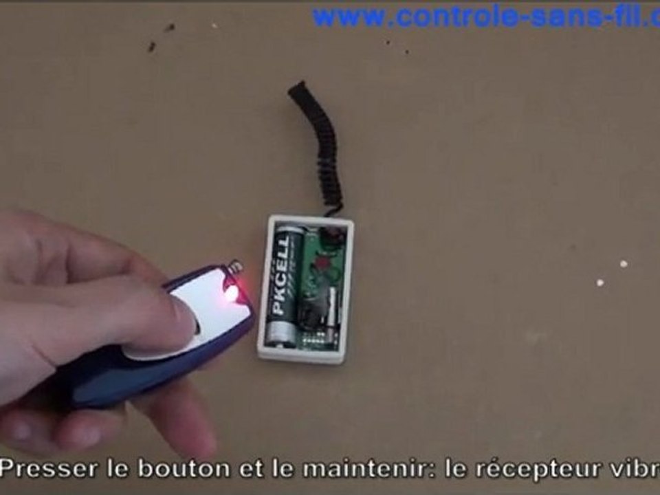 Comment commander à distance vibreur miniature Z-03 avec télécommande CS-1?