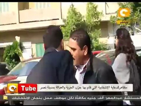 إنتهاكات حزب الحرية والعدالة .. والقاضى موافق