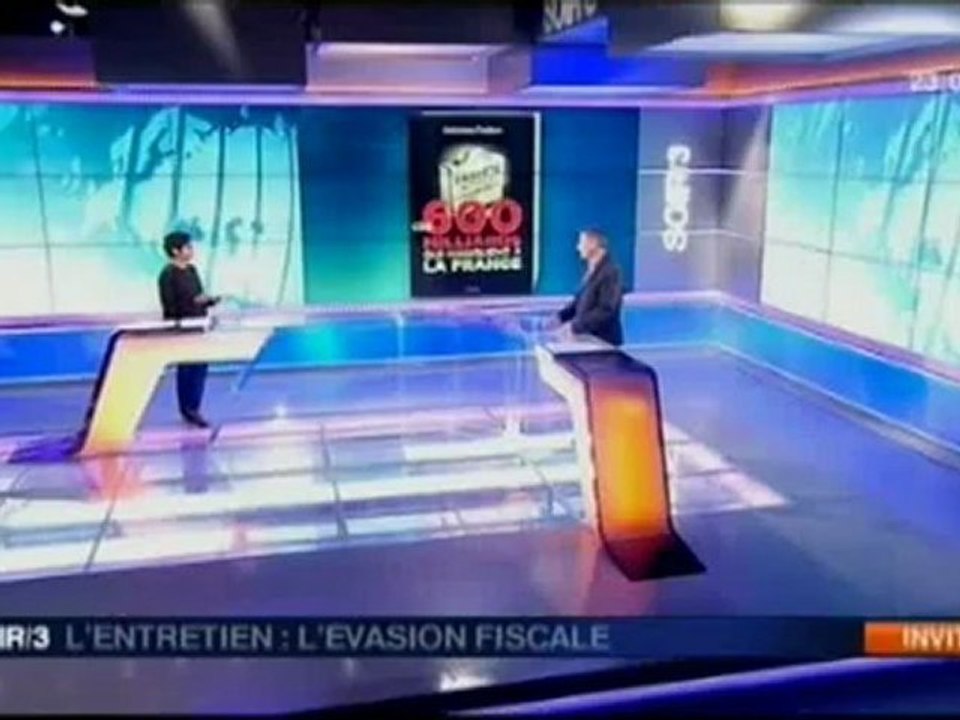 Evasion fiscale 600 Milliards 10avril2012 Soir3