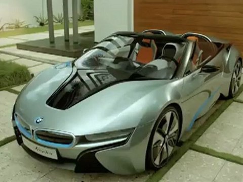 BMW i8 Spyder concept strolling around
