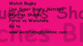 Streaming Of  Rugby Match Blues vs Sharks