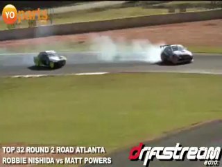 Formula Drift Round 2 Top 32 Robbie Nishida (R35 GTR)  vs. Matt Powers