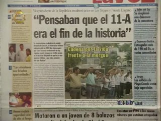 Titulares de Primera Página este 12 de Abril