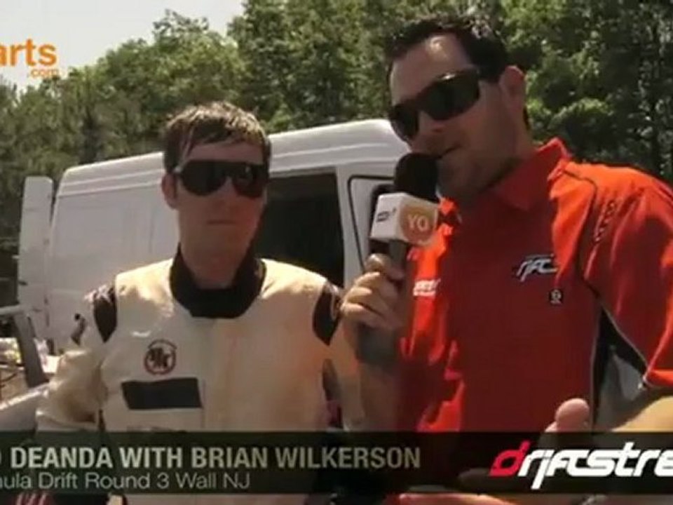 Jarod DeAnda interviews Brian Wilkerson Formula Drift Wall NJ