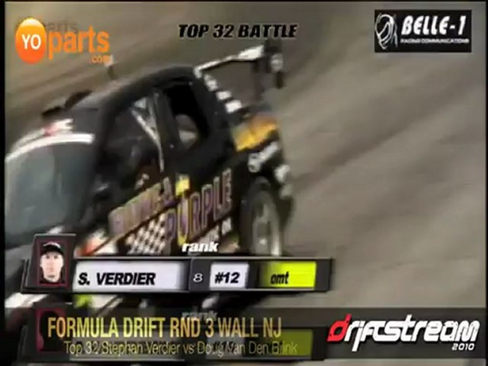 Stephan Verdier vs Doug Van Den Brink Top 32 Formula Drift Wall NJ