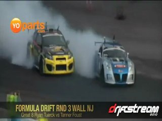 Tanner Foust vs Ryan Tuerck Great 8Formula Drift Wall NJ