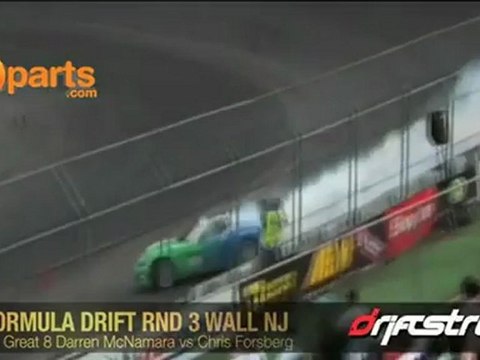 Darren McNamara vs Chris Forsberg Great 8 Formula Drift Wall NJ