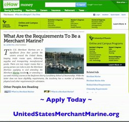 What Are The Requirements To Be A Merchant Mariner?