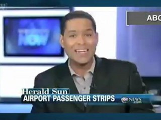 Woman Strips Down at Denver International