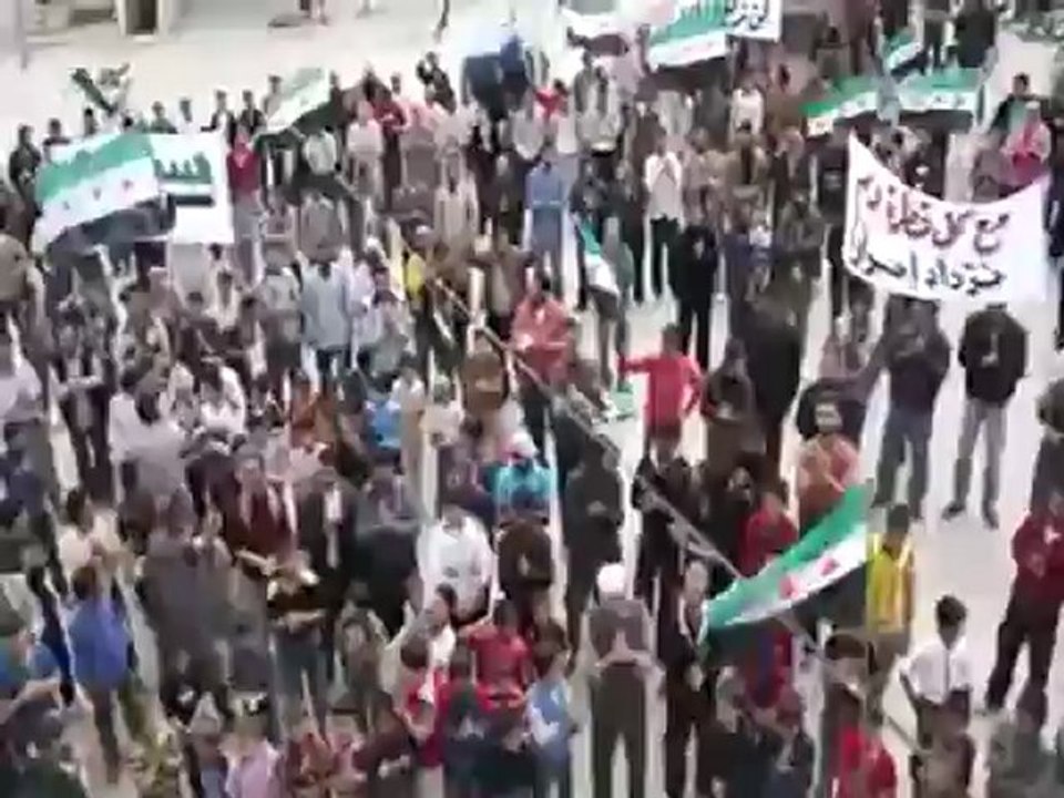 فري برس ادلب سرمين مظاهرة بعد صلاة الظهر 12 4 2012 ج3 Idlib