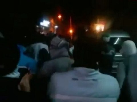 فري برس دمشق حي التضامن مظاهرة مسائية خرجت من جامع الزبير11 4 2012 Damascus