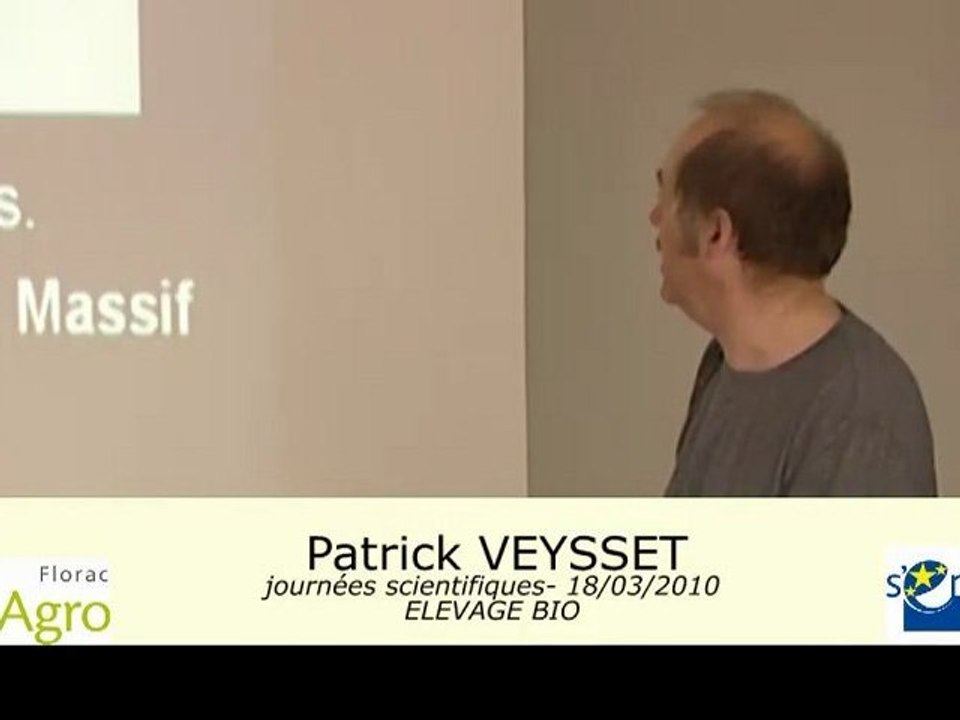 JS 2010 : Patrick Veysset - production bovine allaitante biologique (charolaise)